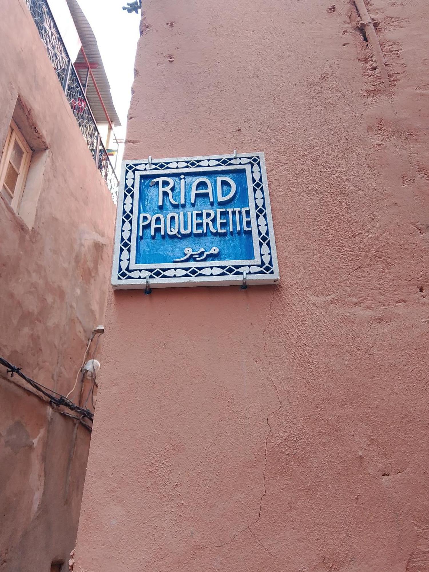 Riad Paquerette Marrakesz Zewnętrze zdjęcie